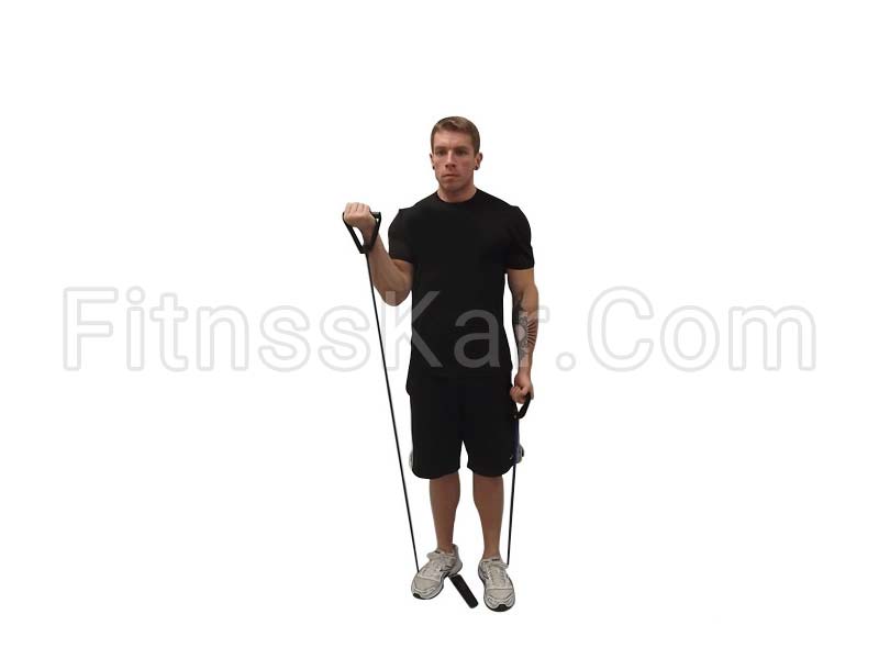 جلو بازو با باند کشی متناوب سرعتی - تصویر 1