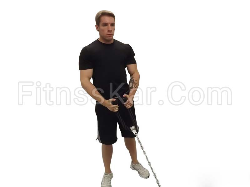 جلو بازو چکشی سیم کش با طناب - تصویر 1