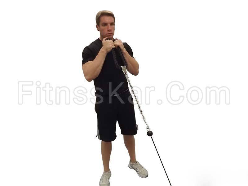 جلو بازو چکشی سیم کش با طناب - تصویر 2