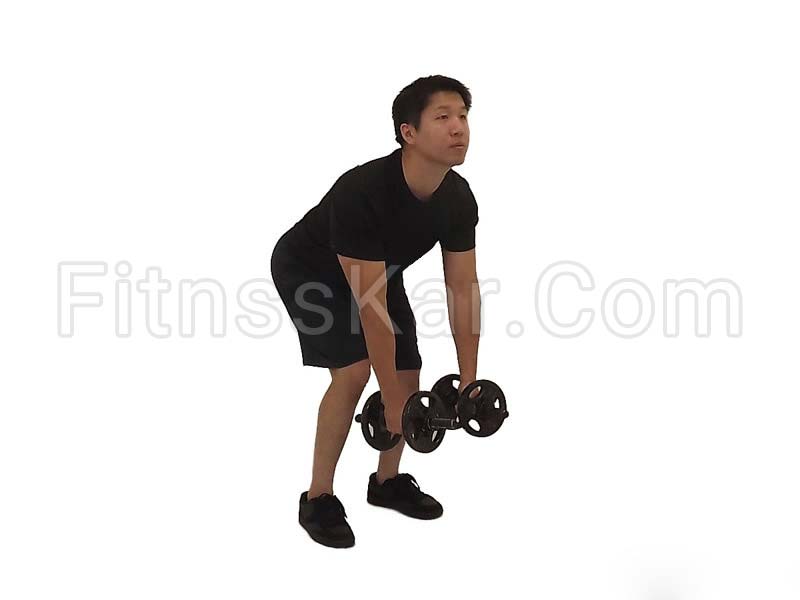 فلای معکوس دمبل خم - تصویر 1