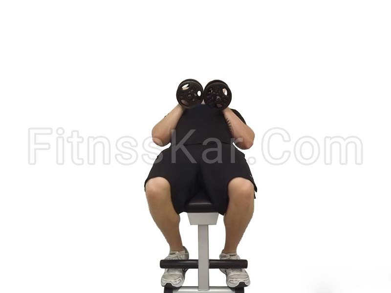 پرس پشت بازو دمبل دست جمع - تصویر 1