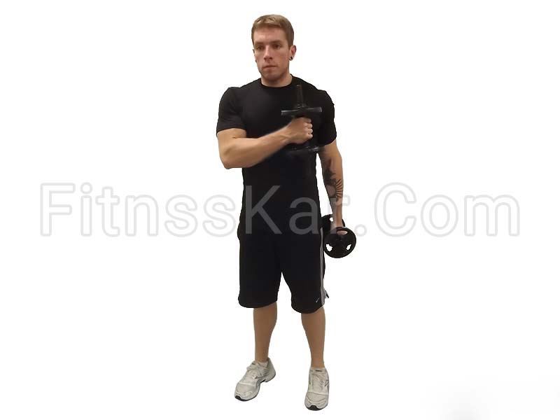 جلو بازو دمبل چکشی کراس بادی - تصویر 1