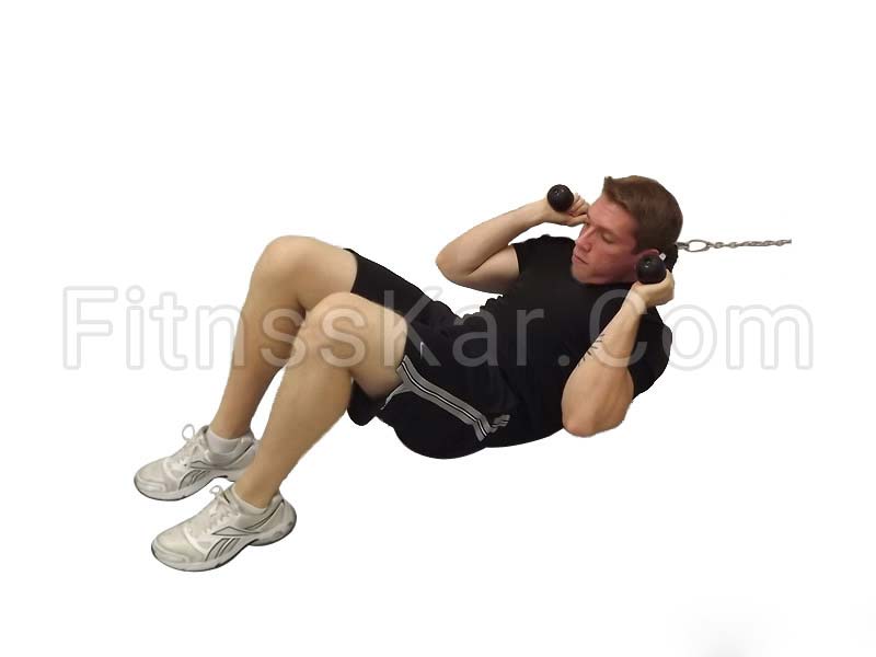 شکم کرانچ سیم کش خوابیده - تصویر 2