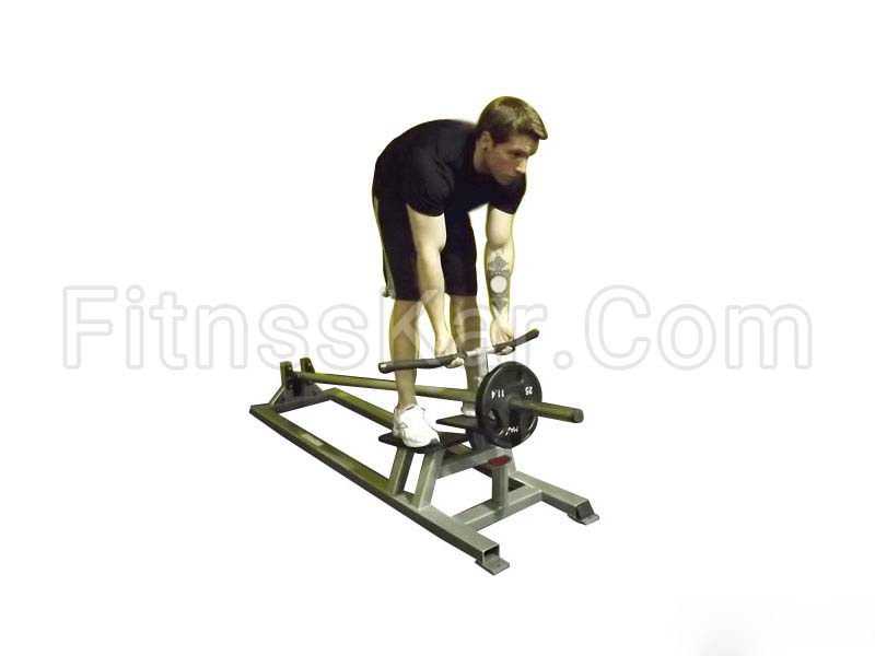 زیر بغل پارویی دست برعکس با دستگاه T بار