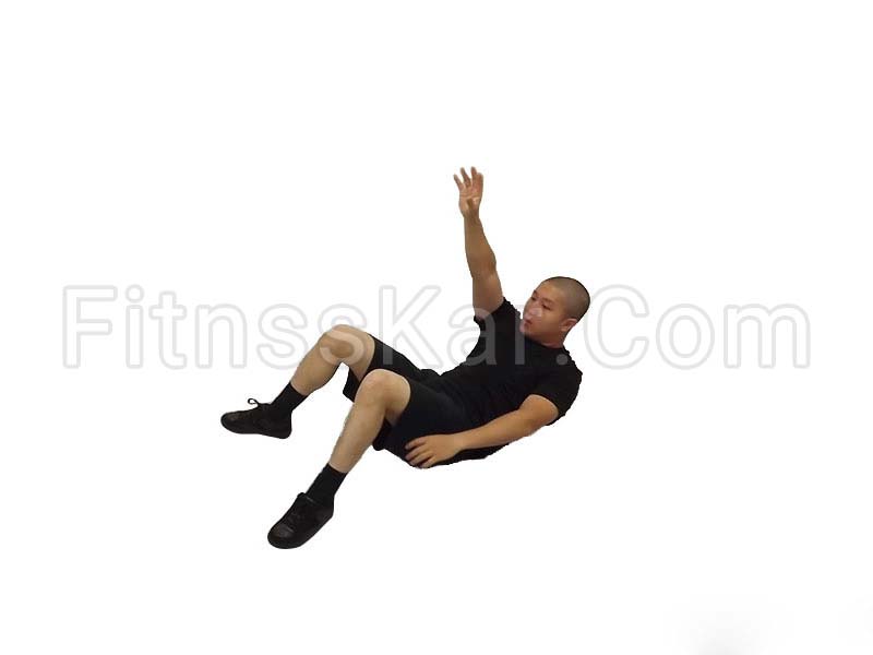 پرتاب توپ تک دست خوابیده زانو خم - تصویر 2