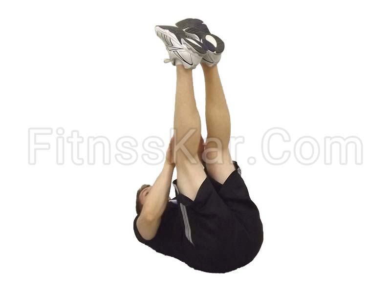 کشش کمر تا لمس کردن پنجه‌ها خوابیده - تصویر 1