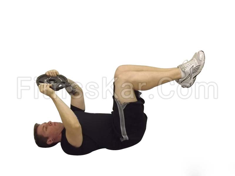 شکم کرانچ با وزنه - تصویر 1